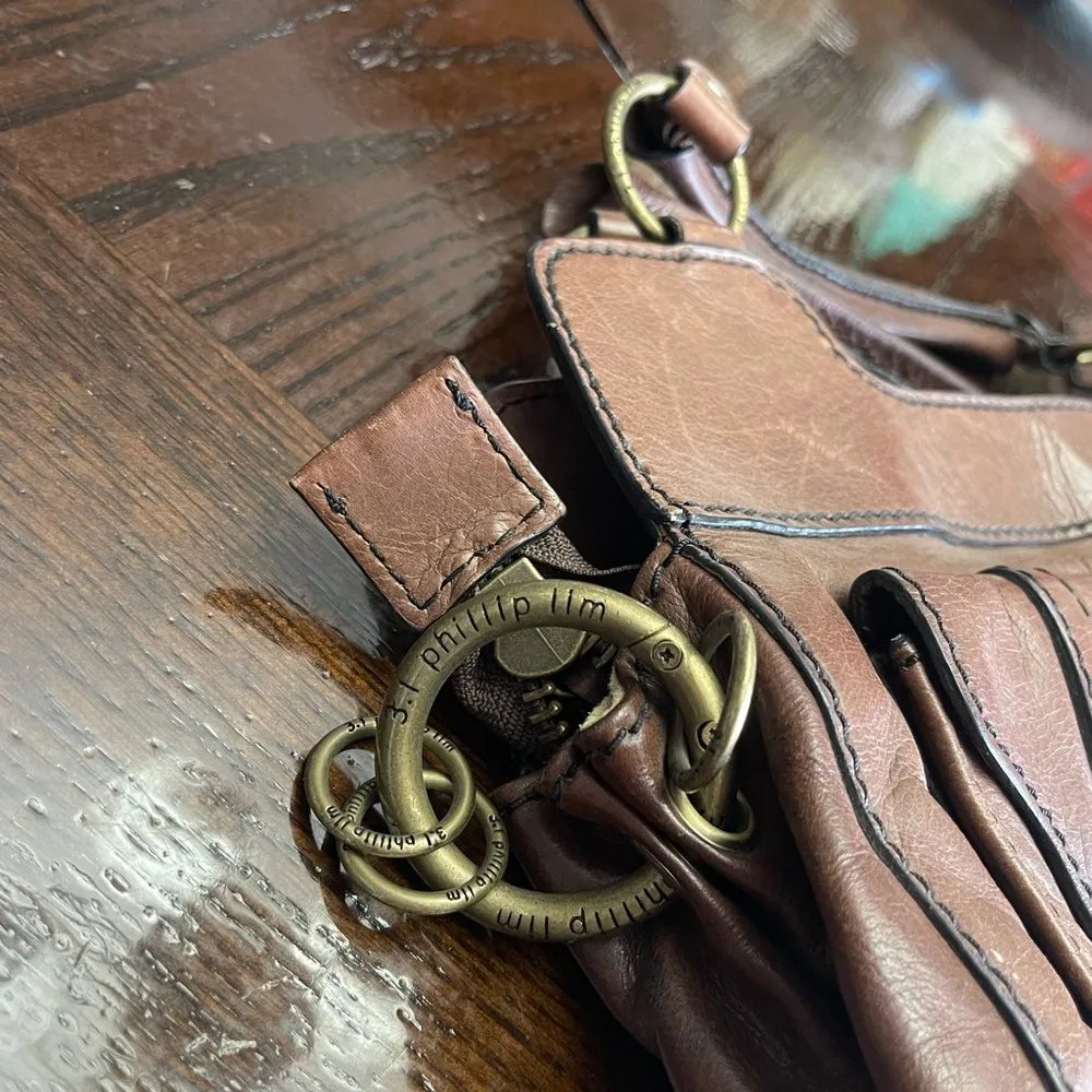 3.1 Phillip Lim Brown boho western Shoulder Bag with Timeless Design - Image 3