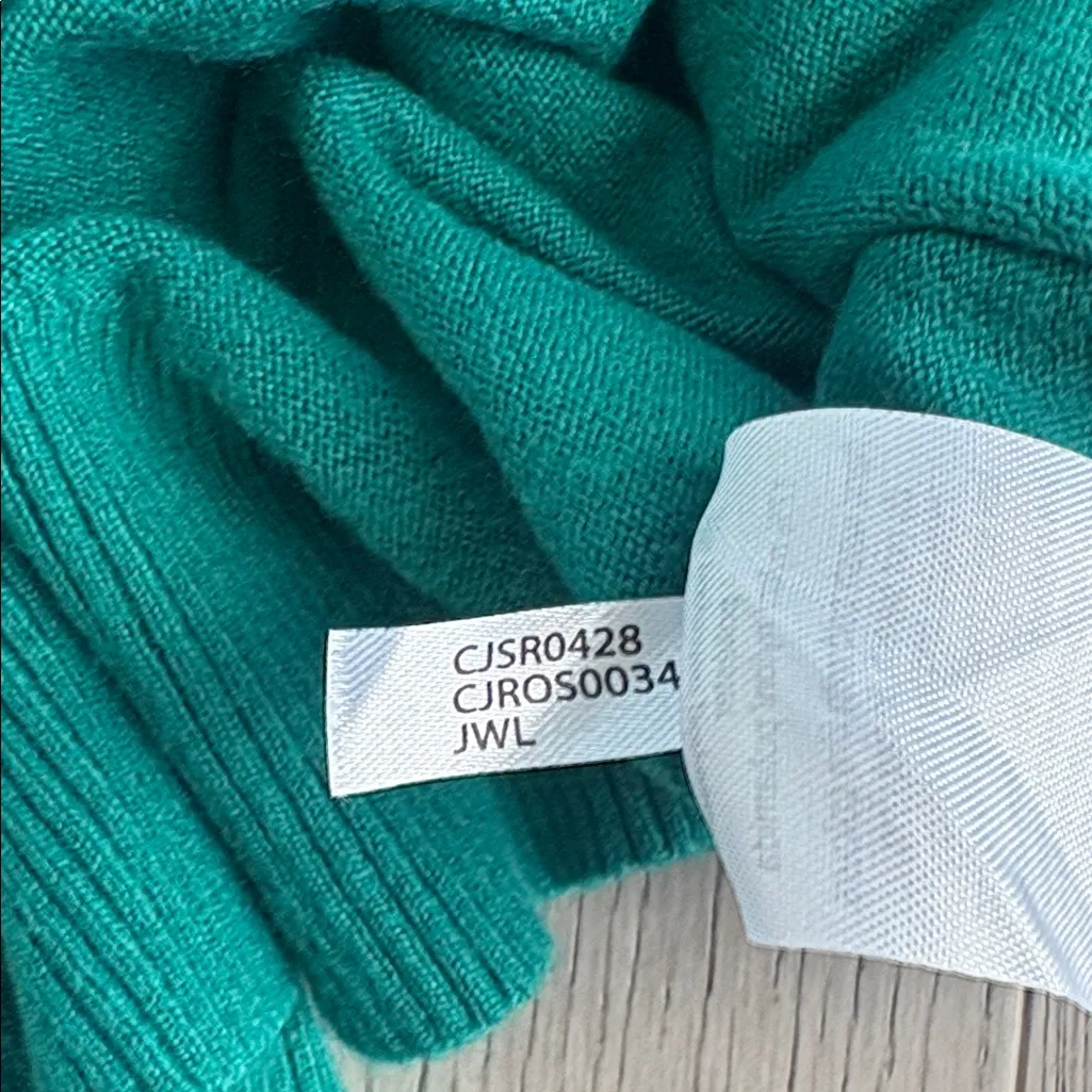 Calvin Klein Jeans Green Pullover Crewneck Sweater Small - Image 7