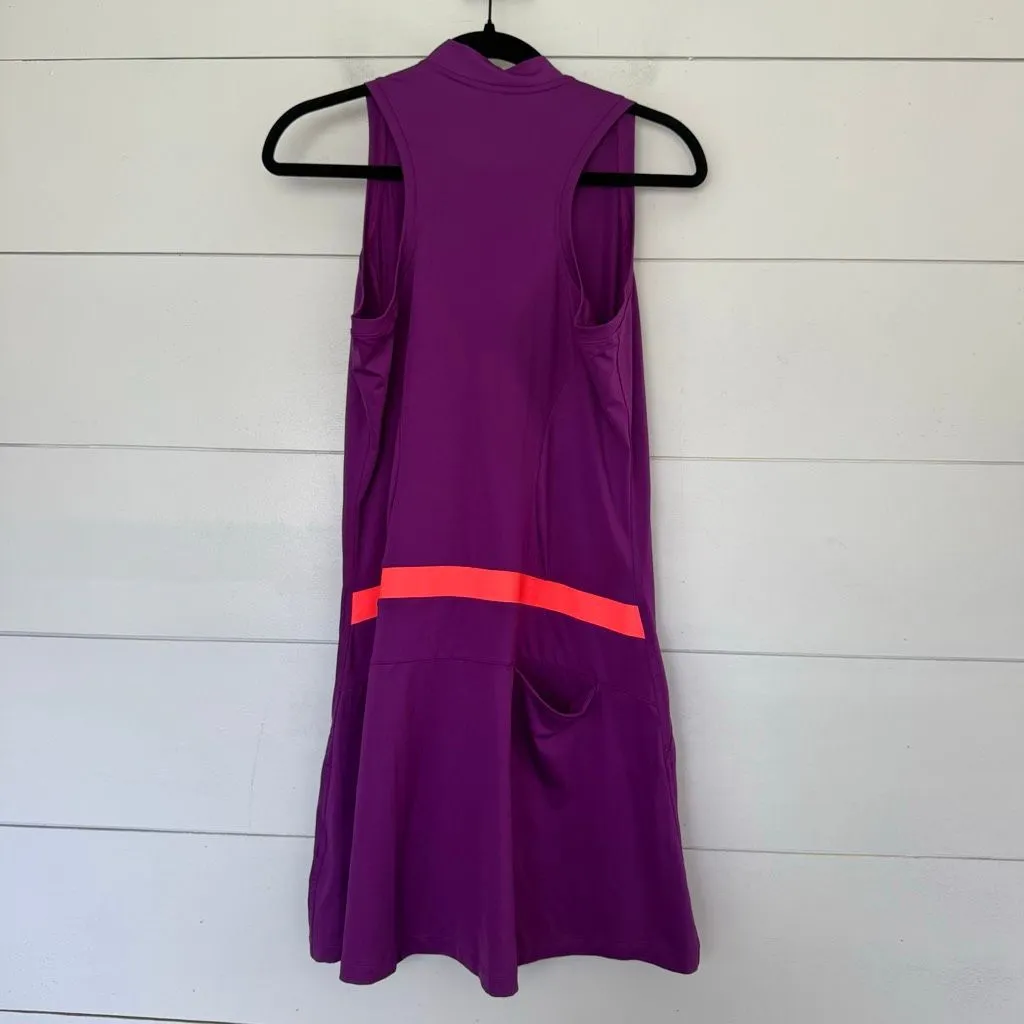 Nike Women’s Medium Coral Purple Athletic Dress - Image 4