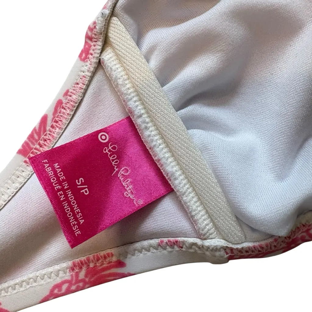 Lilly Pulitzer for Target Bikini Swim Top Pink Pineapple, Sz S - Image 9