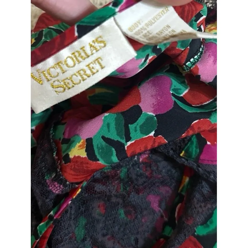 Victoria’s Secret vintage stain slip floral dress - Image 3