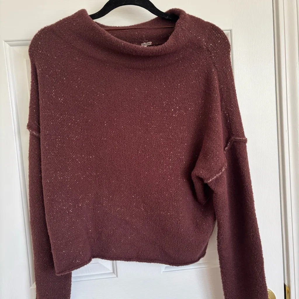 Free people San Vincent funnel neck sweater - Image 4