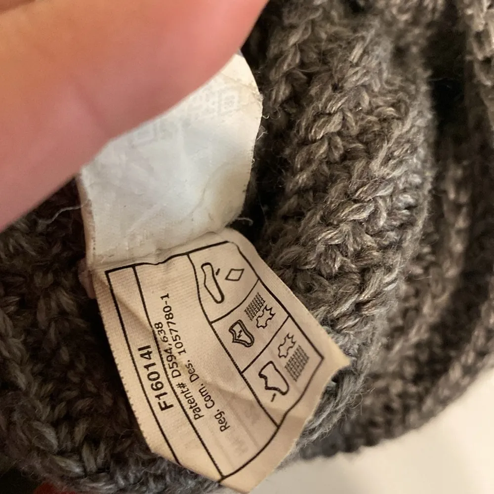 UGG classic Cardy Boots Tall Gray Women’s 7 good used condition cardigan - Image 6