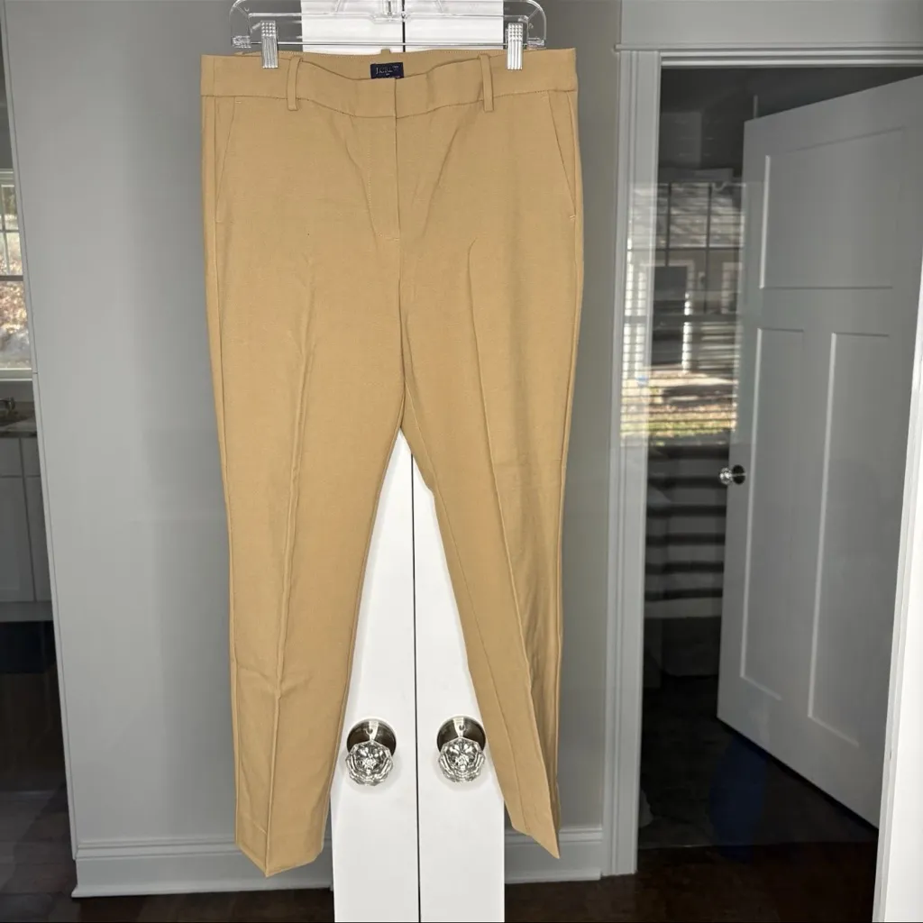 J.Crew NWT  Slim Cropped Ruby Pant Stretch Twill Camel - Image 2