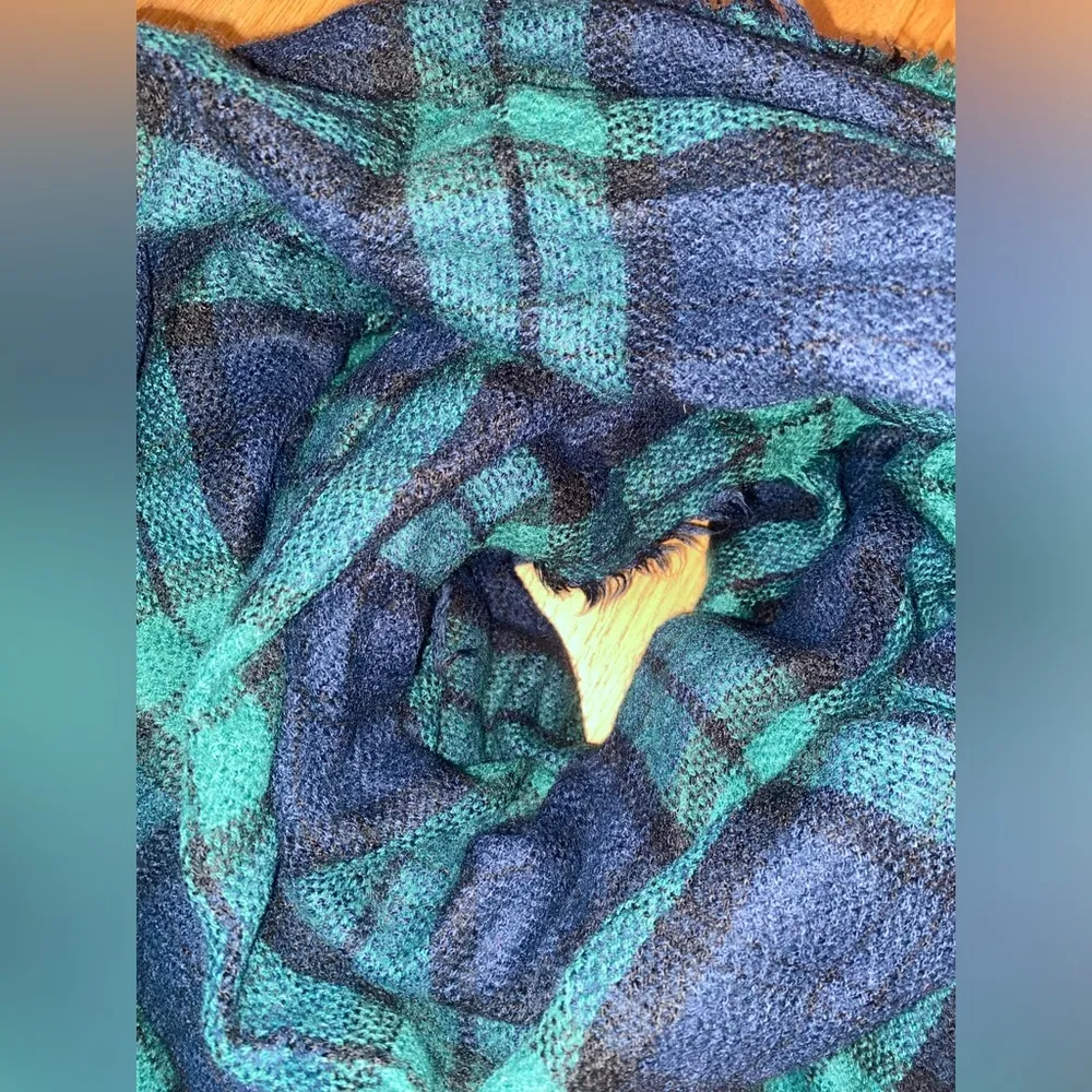 Blanket Scarf Blue - Image 2