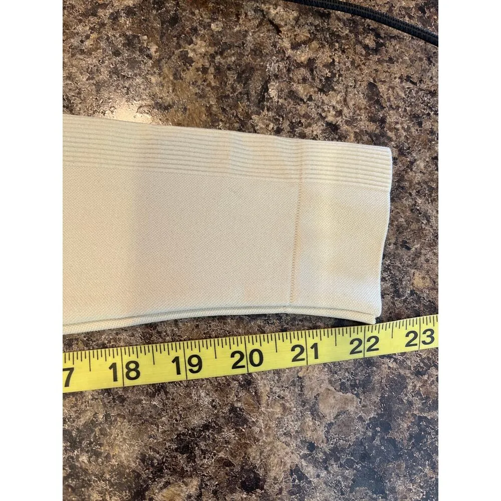 Set Active Oat Milk Cream Beige Leggings XS - Image 6