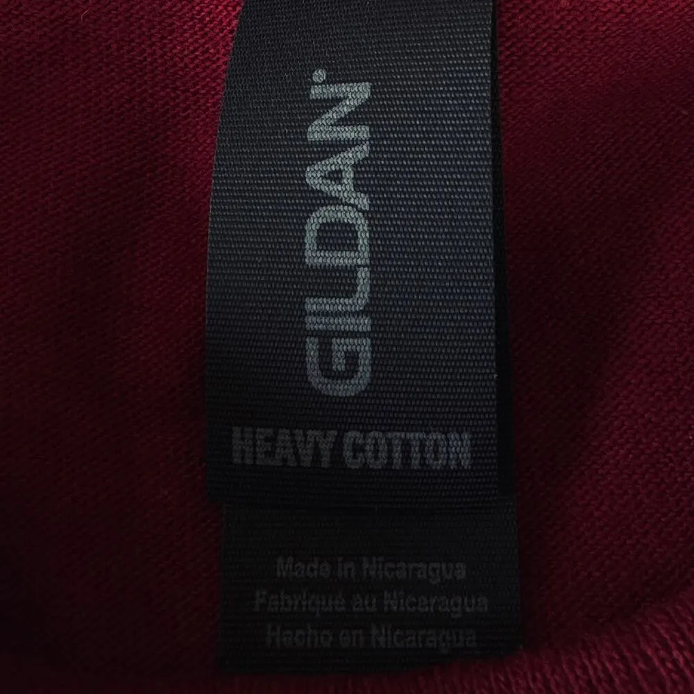 Spooky Halloween Women’s Large T-Shirt Short Sleeve Dark Brick Red - Image 5