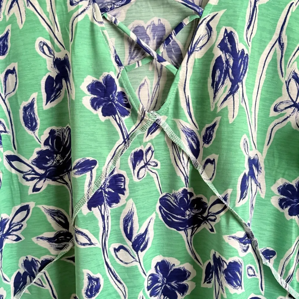 Sew In Love Green Relaxed Sleeveless Tank Top Size XL - Image 3