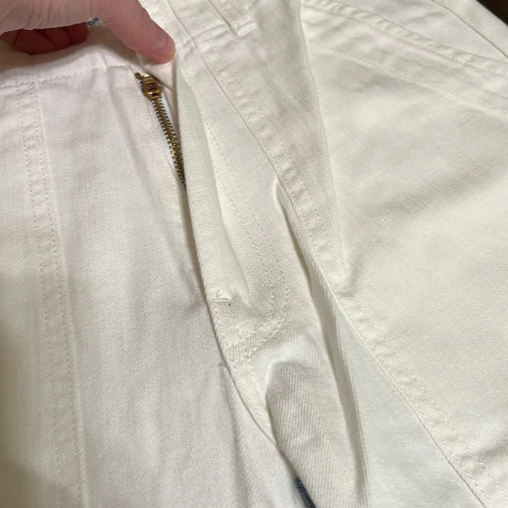 Sandrine Rose x Free People Patchwork Ankle Jeans Size 24 - Image 3