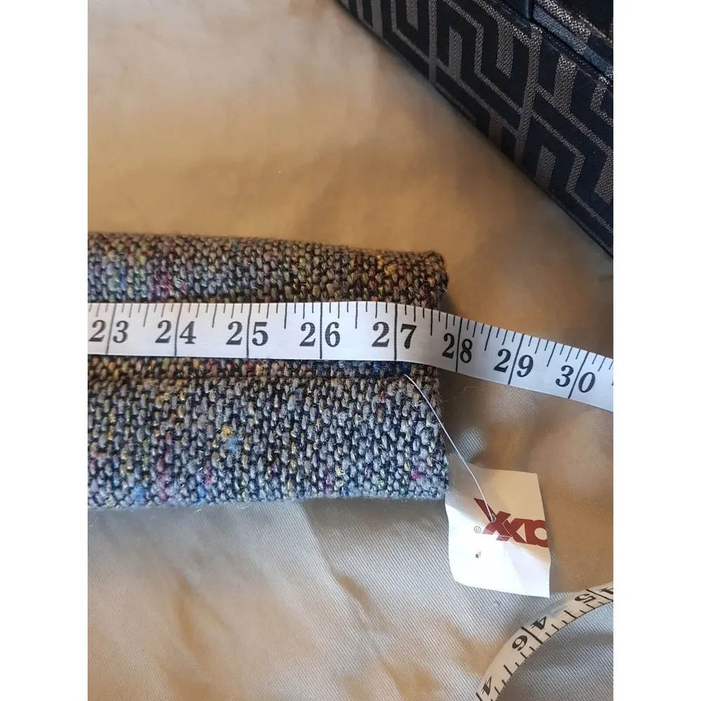 Willow & Clay Womens Open Front Blazer Jacket Cropped Tweed Work Wear Size XS - Image 13