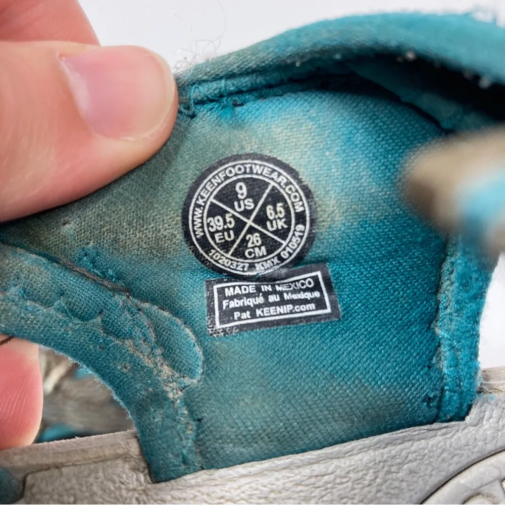Keen | Whisper Brown/Teal Waterproof Sandals Size 9 Washable - Image 5
