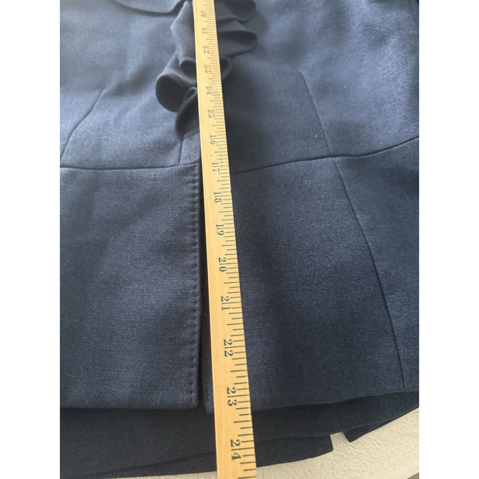 Anne Klein Womens 2 Piece Navy Blue Suit Size 8P 8 *READ‎ - Image 9