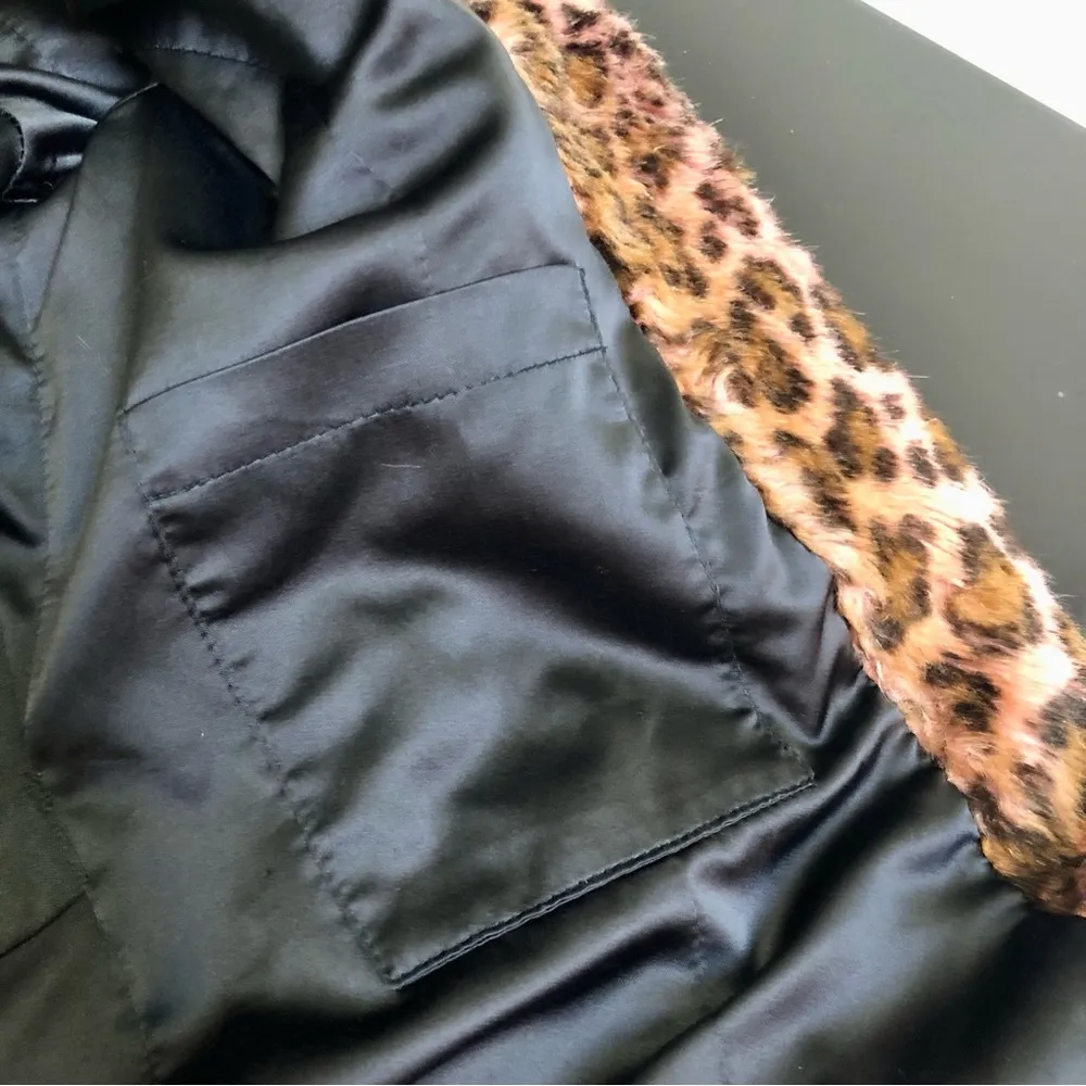 Faux Dark Pink Urban Tiger Teddy Coat Jacket Mob Wife Aesthetic Furry - Image 9