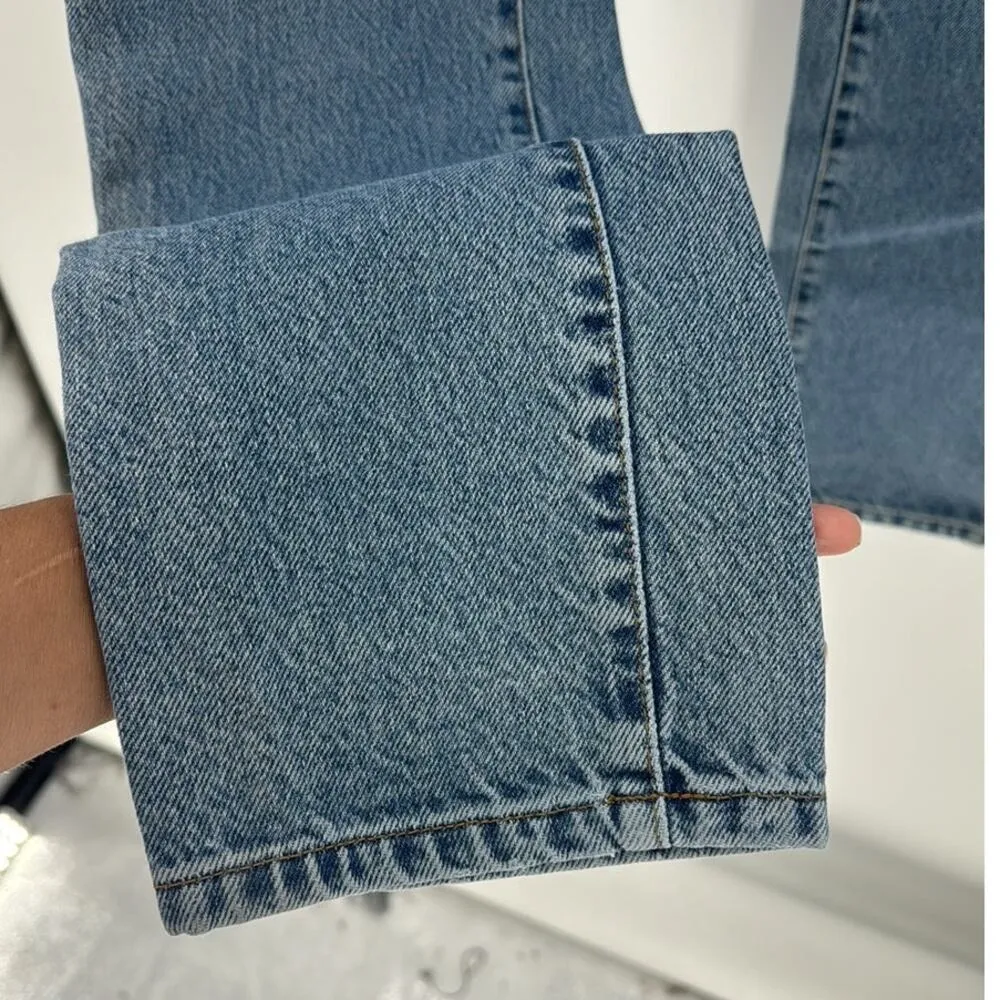 Vintage Calvin Klein classic 5 pocket double stone washed high waisted straight - Image 8