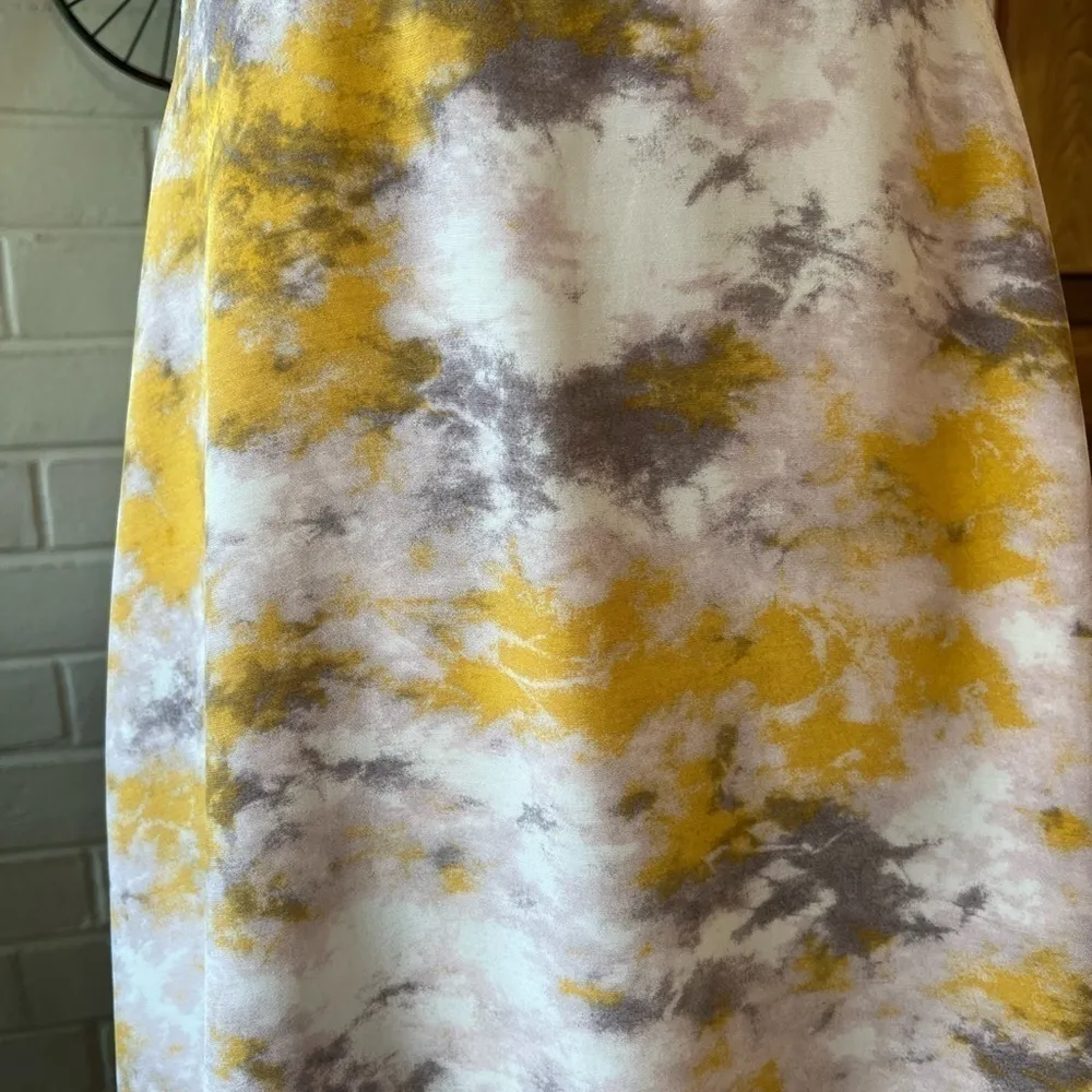 ASTR THE LABEL yellow tie dye mini dress size M EUC - Image 5