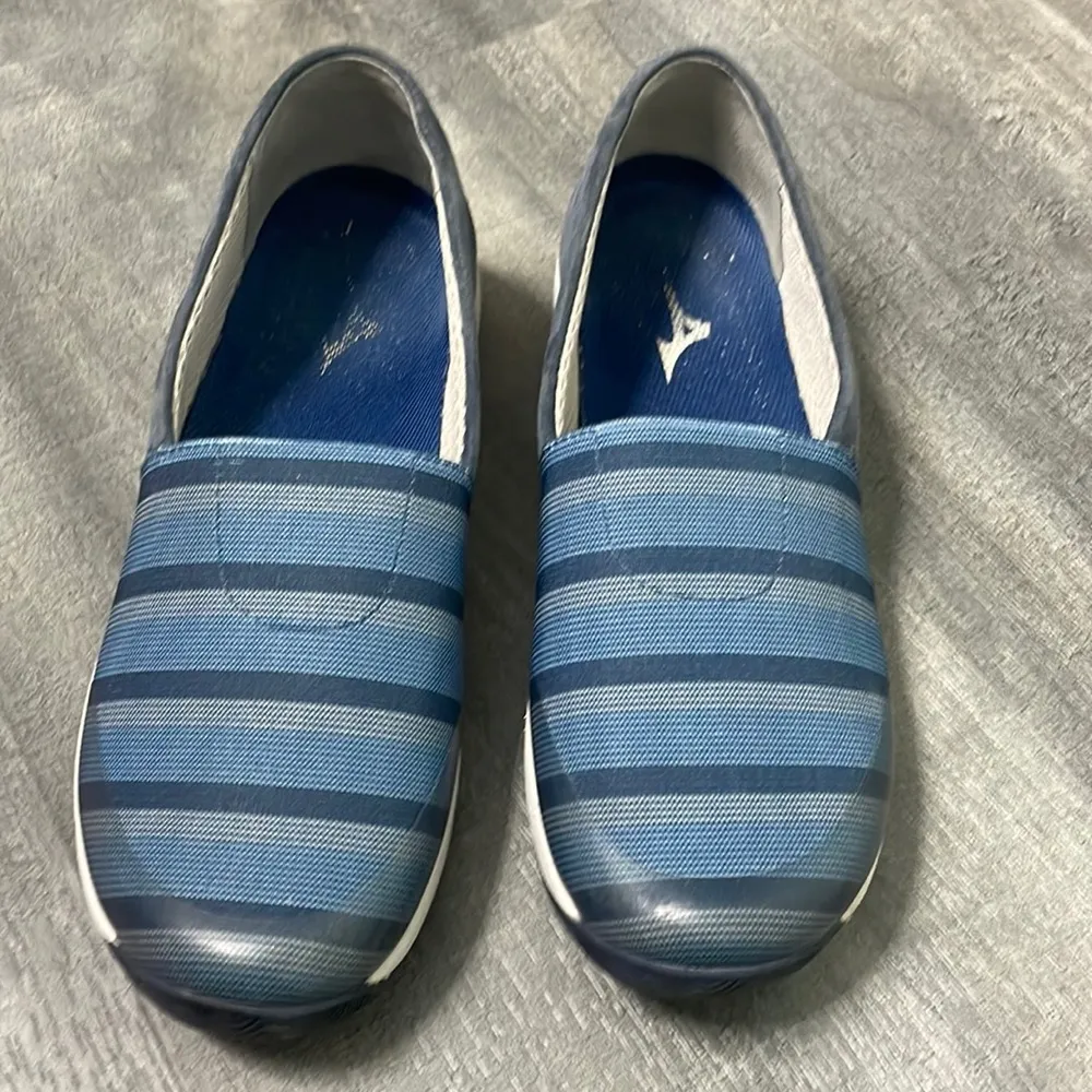 Dansko Harriet Blue Stretch Suede Leather Slip-on 38 - Image 2