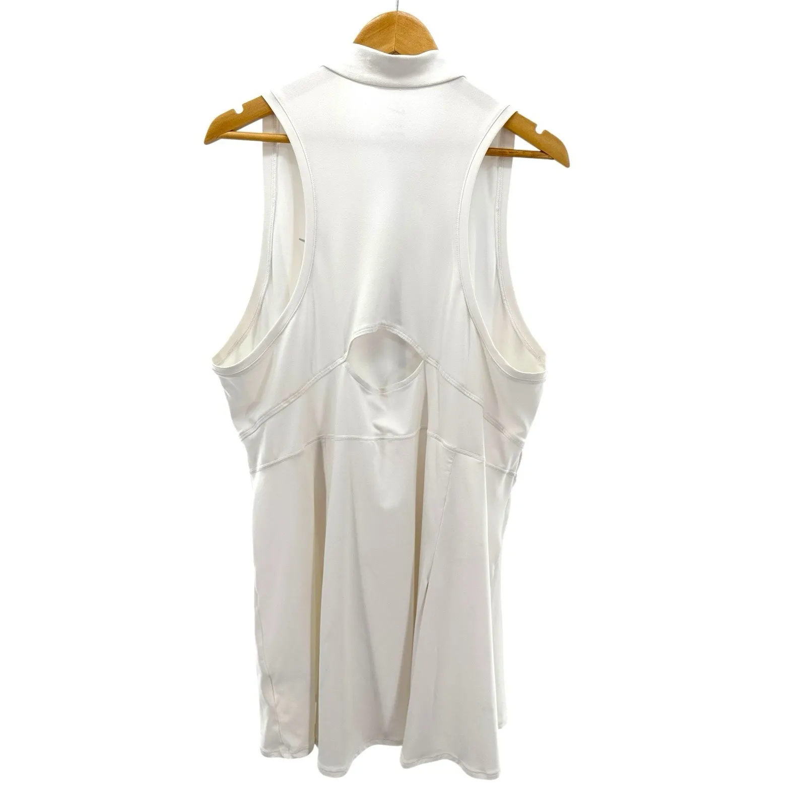 Nike Dri-Fit Court Victory Tennis Dress White Plus 2X‎ Collared Sleeveless - Image 6