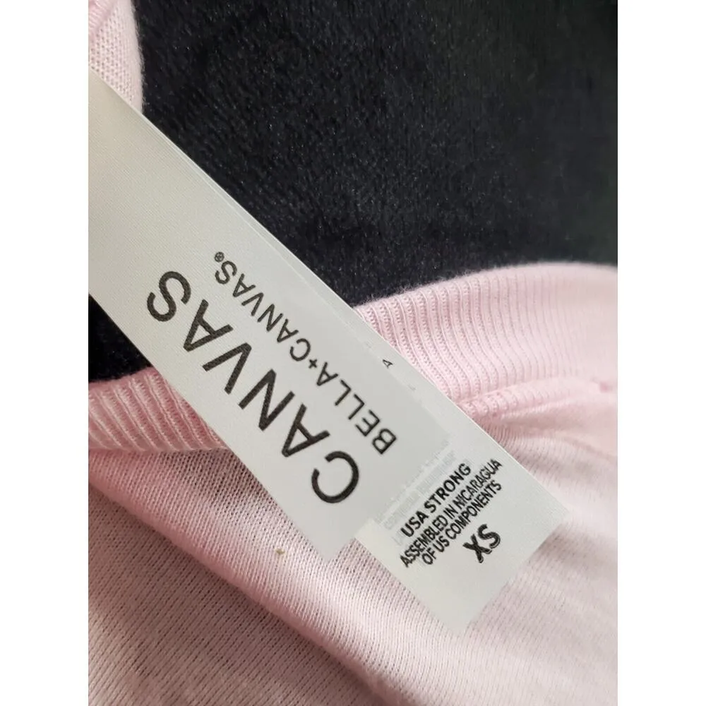 Swarthy Mystic Women's Pink Solid 100% Cotton Crew Neck Black Wealth T Shirt Top Size XS - Image 9