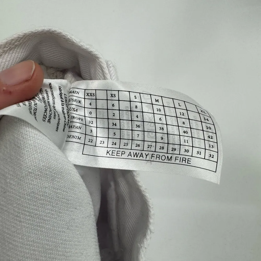 One Teaspoon Jean Women‎ 24 White Beauty Freebirds Low Rise Rigid Skinny Skater - Image 15