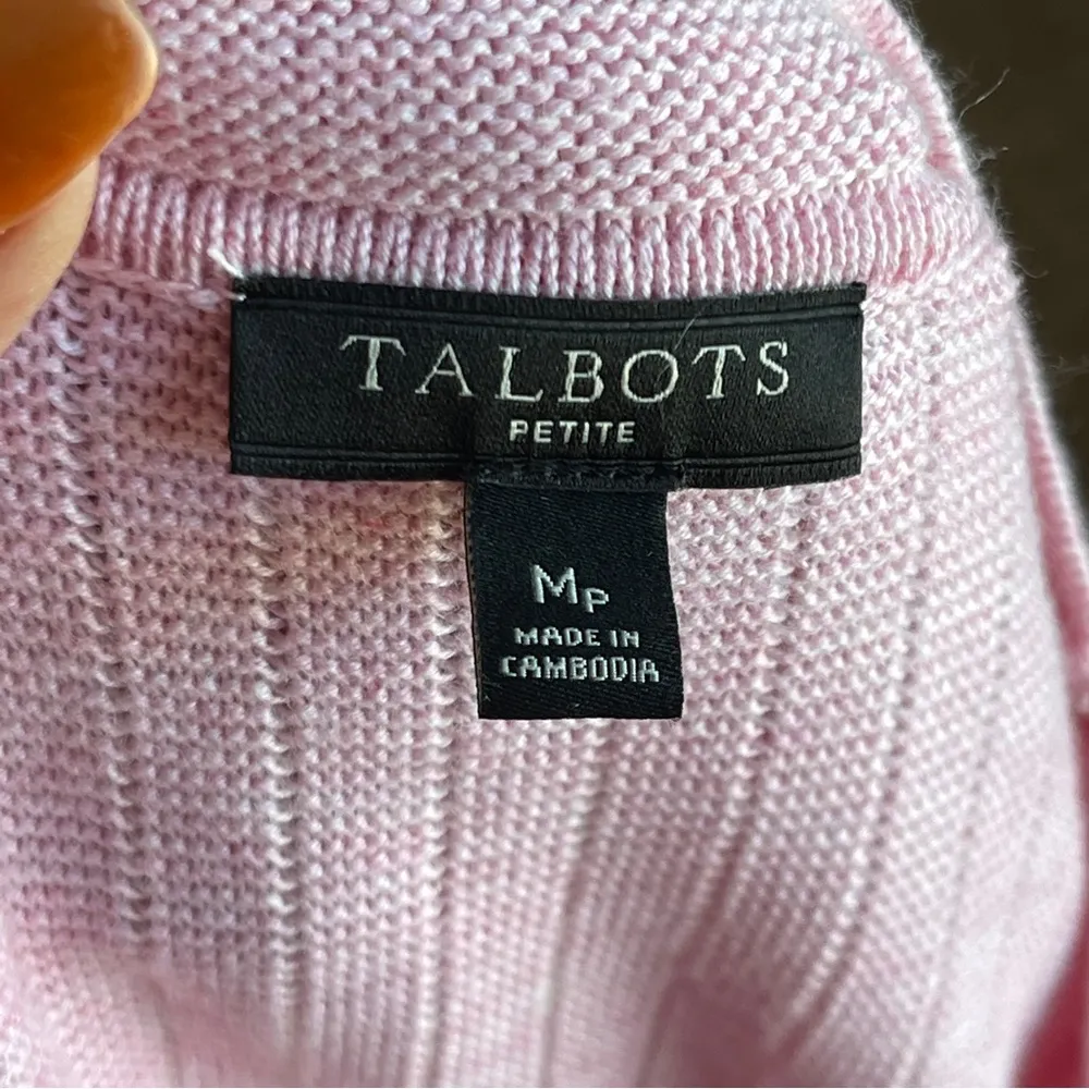TALBOTS | Pink Knit Sweater Sz MP - Image 41