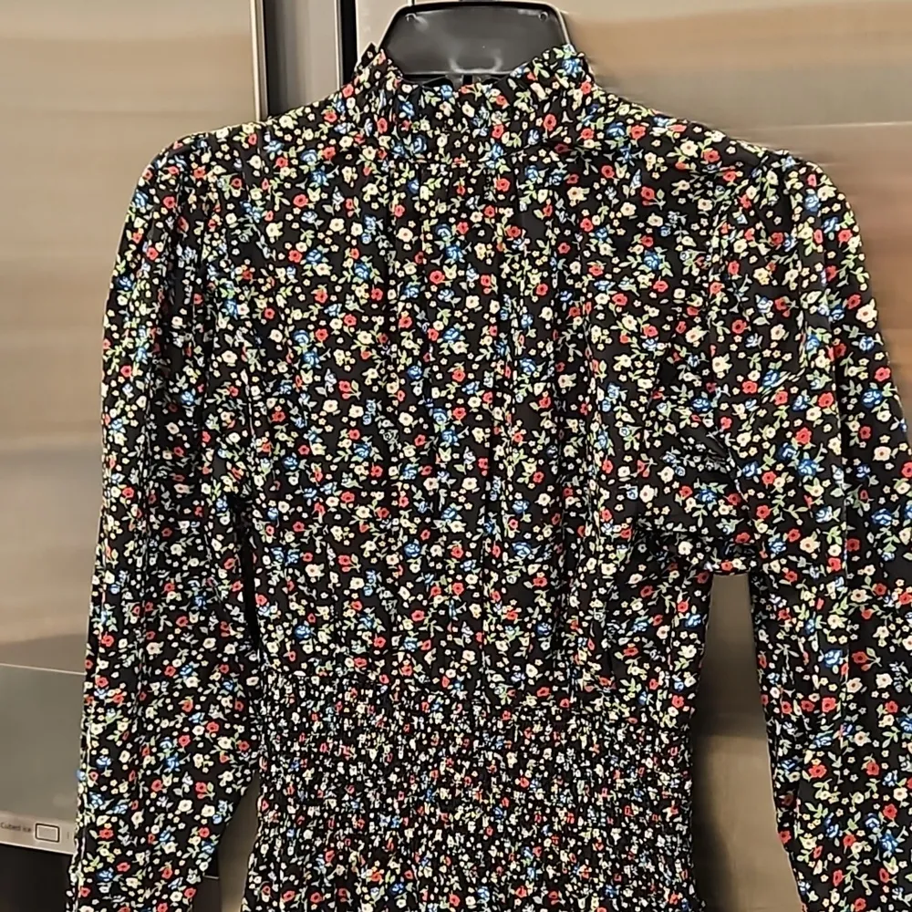 💕DOEN💕 Everly Dress ~ Montpellier Floral Print XS NWOT Black - Image 14