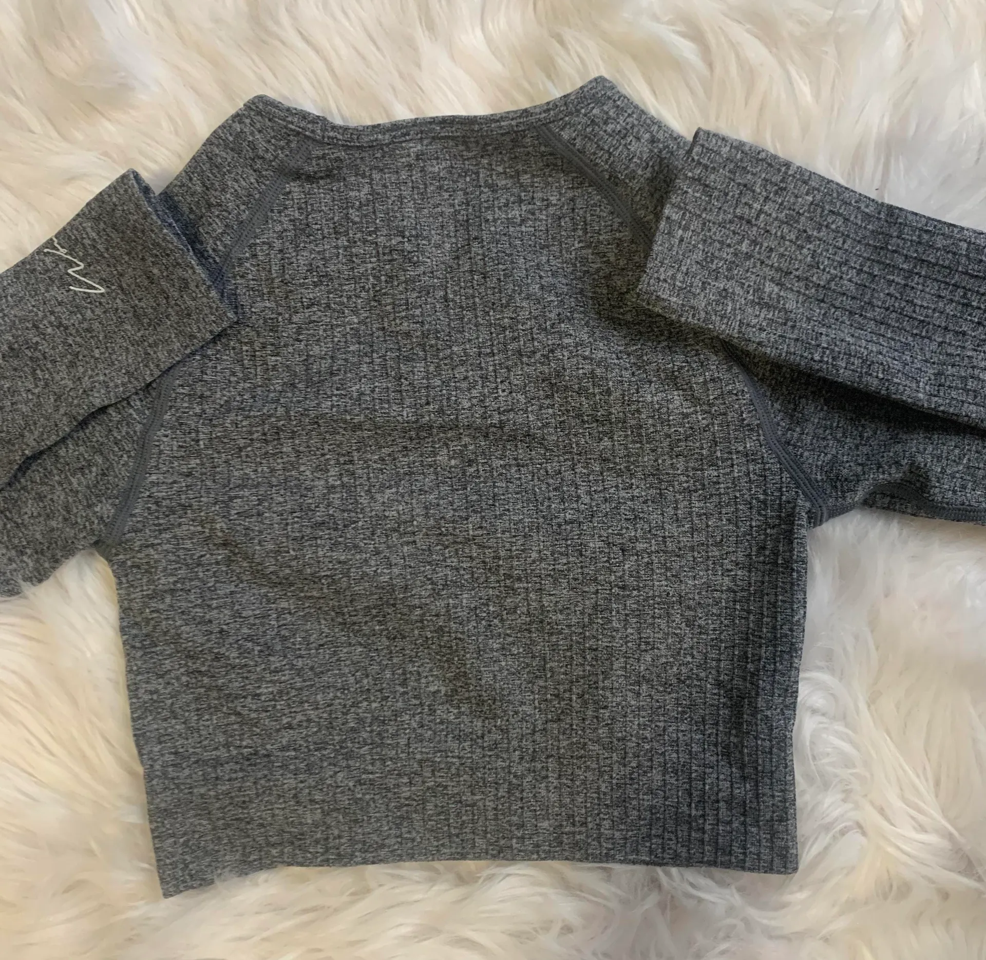 Boohoo Gray Long Sleeve - Image 4