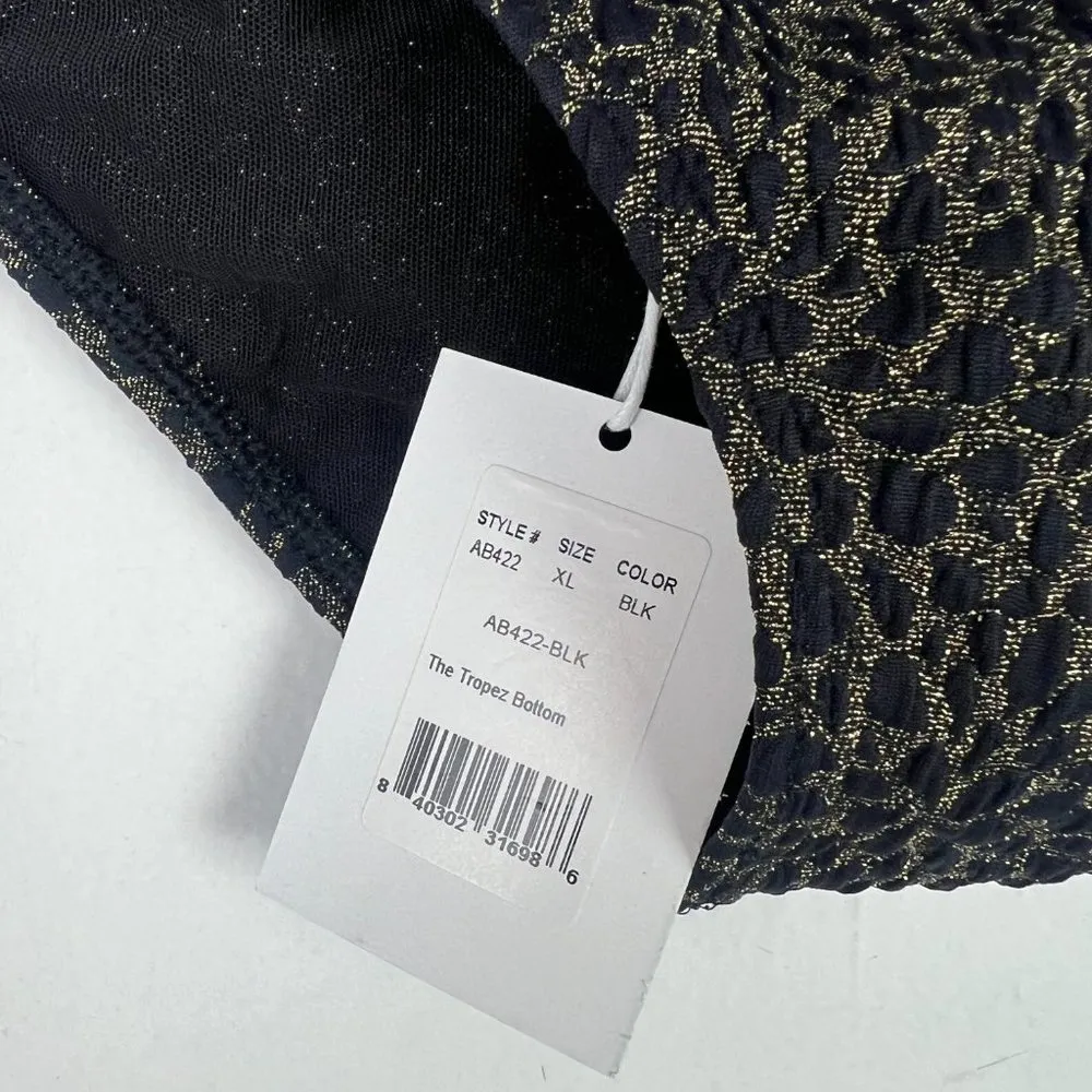 NWT Demi Moore x Andie Swim The Tropez Bottom Bikini Bottom Jacquard Size XL - Image 7