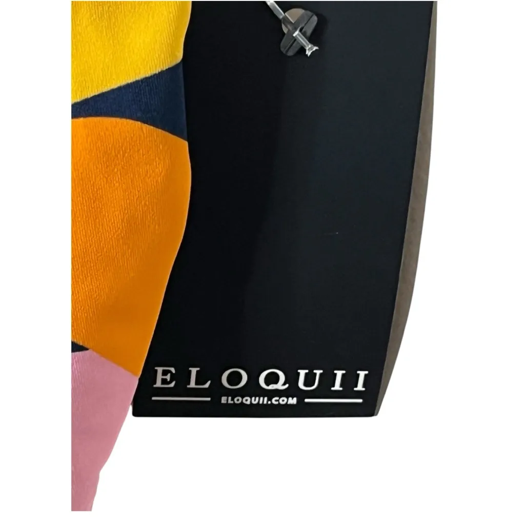 Eloquii NWT Hardware Swimsuit Women’s Size 16 One Piece Colorful Cutout Swim - Image 8