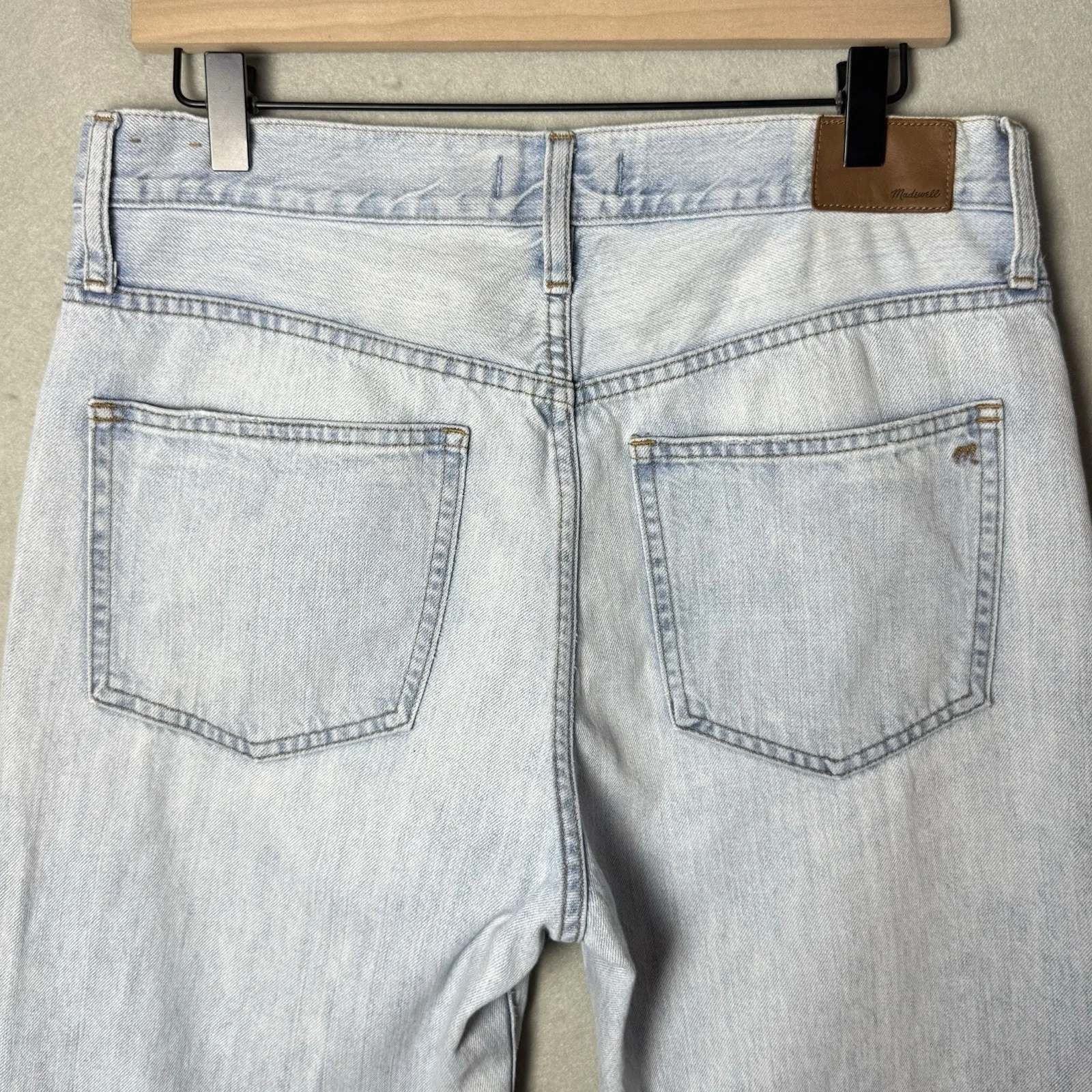 Madewell Jeans Womens Light Wash Blue The Perfect Vintage High Rise Denim 30 - Image 8