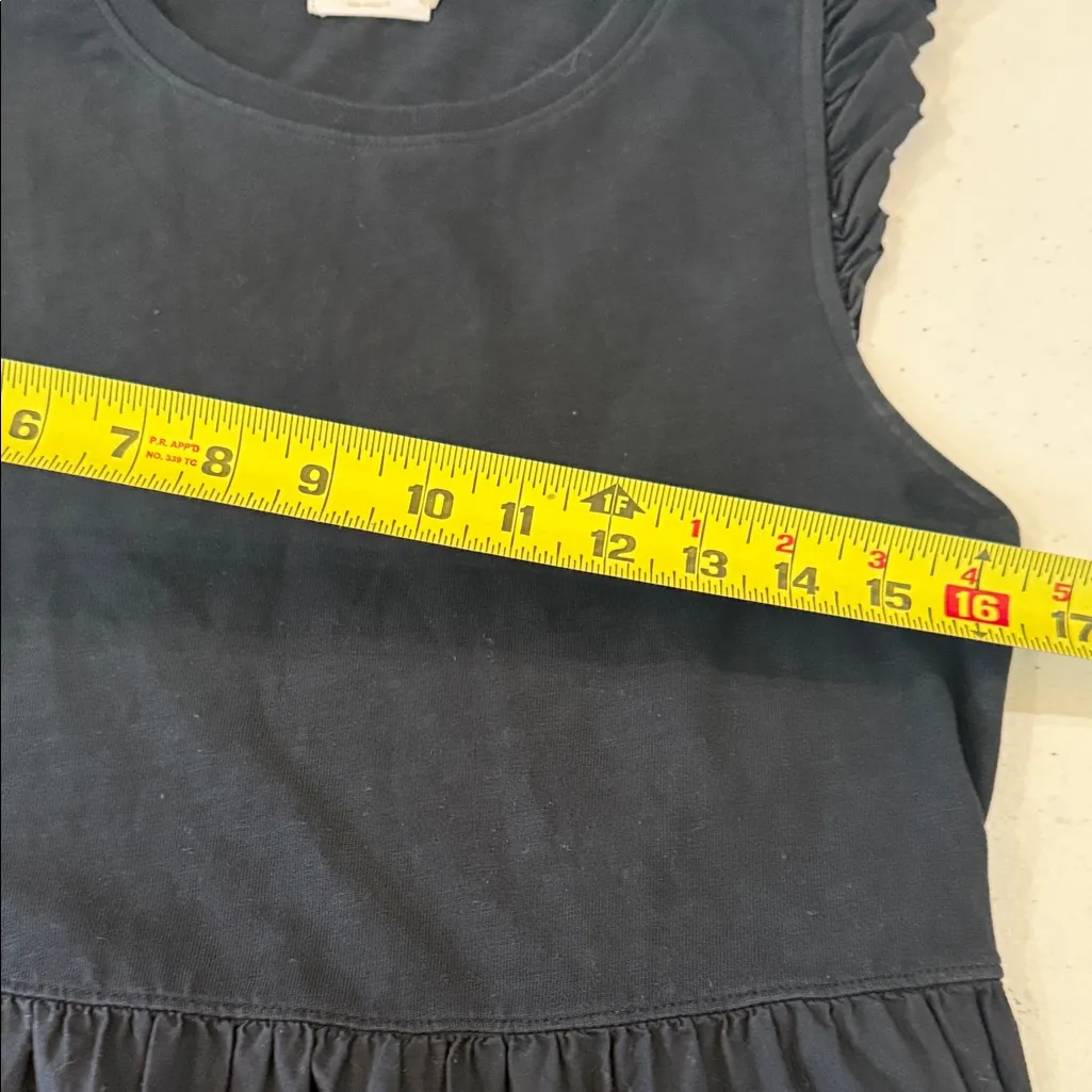 Nation LTD Black Ruffle Midi Dress - Image 6