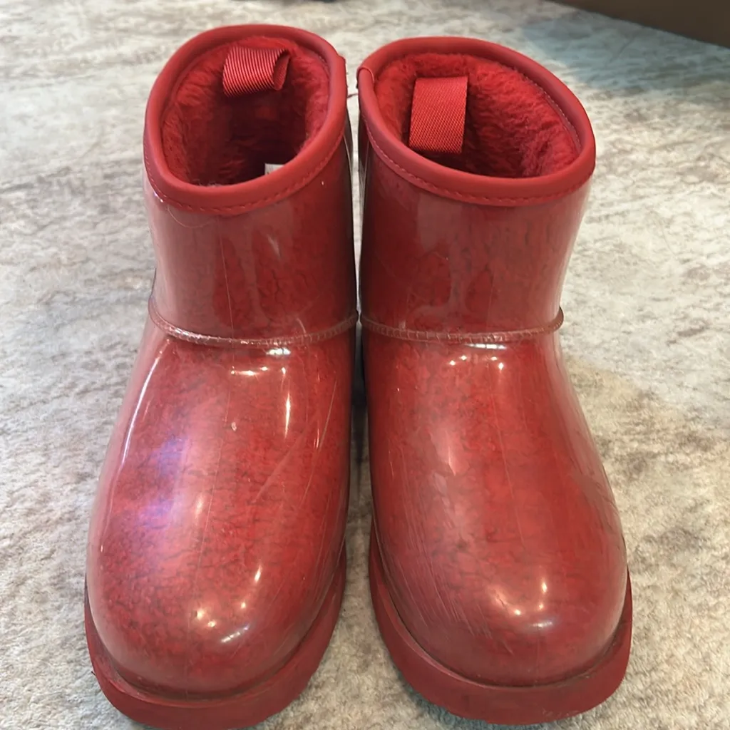UGG Red Ankle Boots - Image 2
