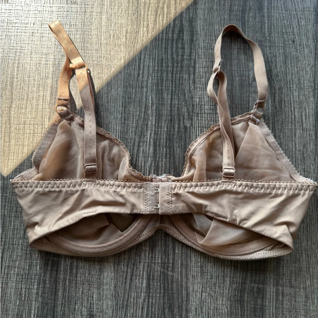 Free People Bra intimately Fp nude unlined wire bra 34DD - Image 2