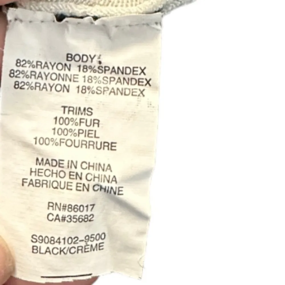 BeBe Cardigan Sweater with Real‎ Fur Trim - Image 6