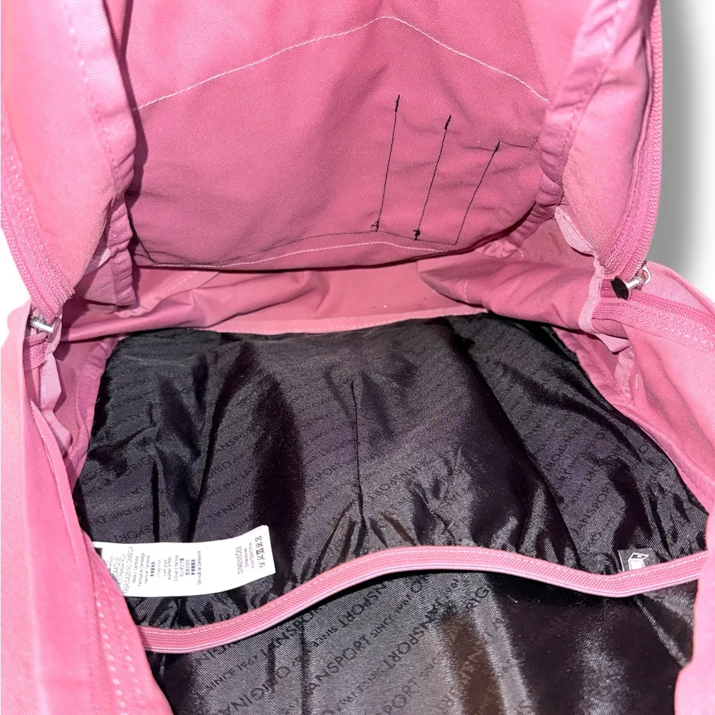 JANSPORT Pink Backpack‎ Classic School Bag Adjustable Straps Unisex Travel - Image 5