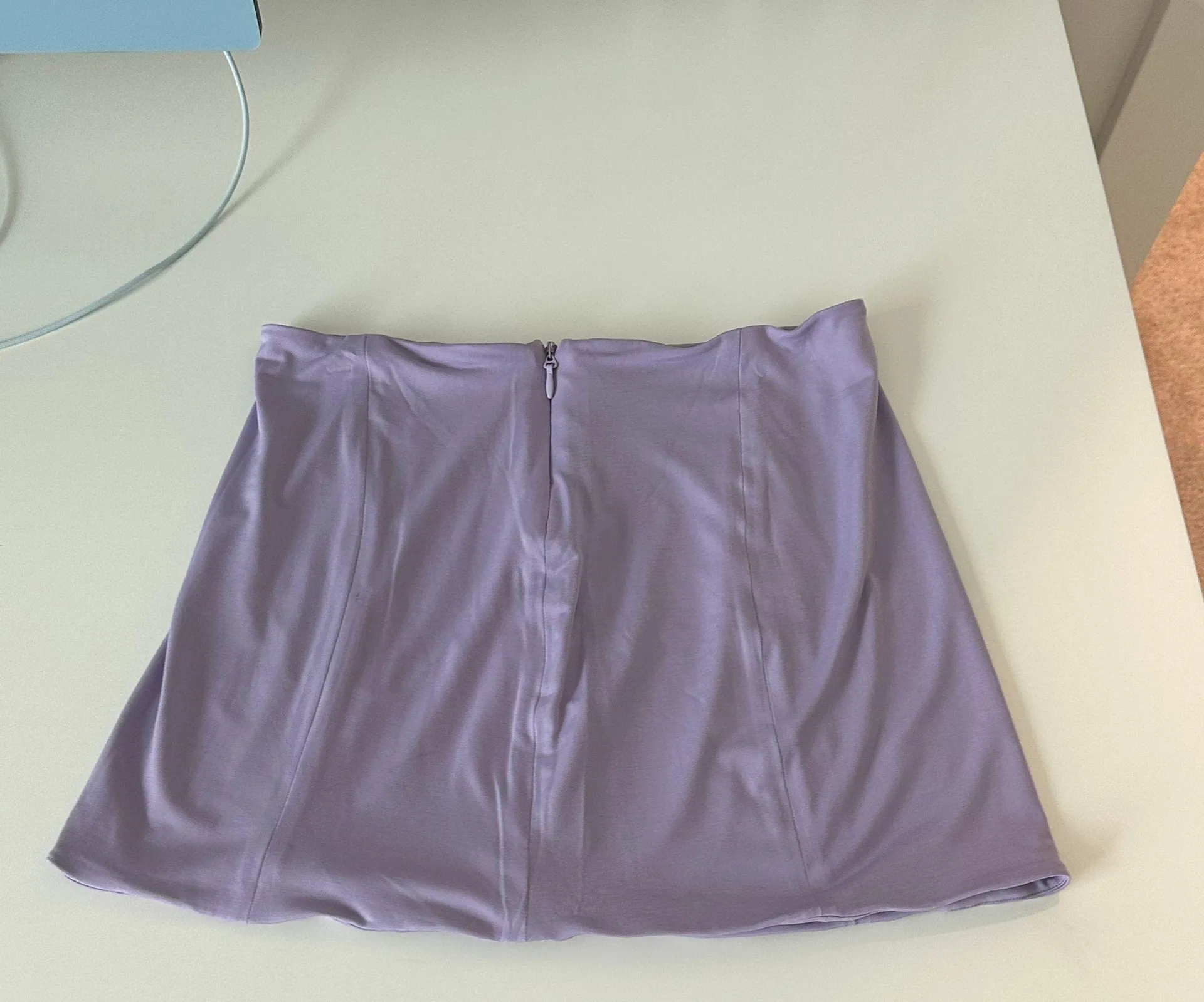 Lavender Mini Skirt - Image 4