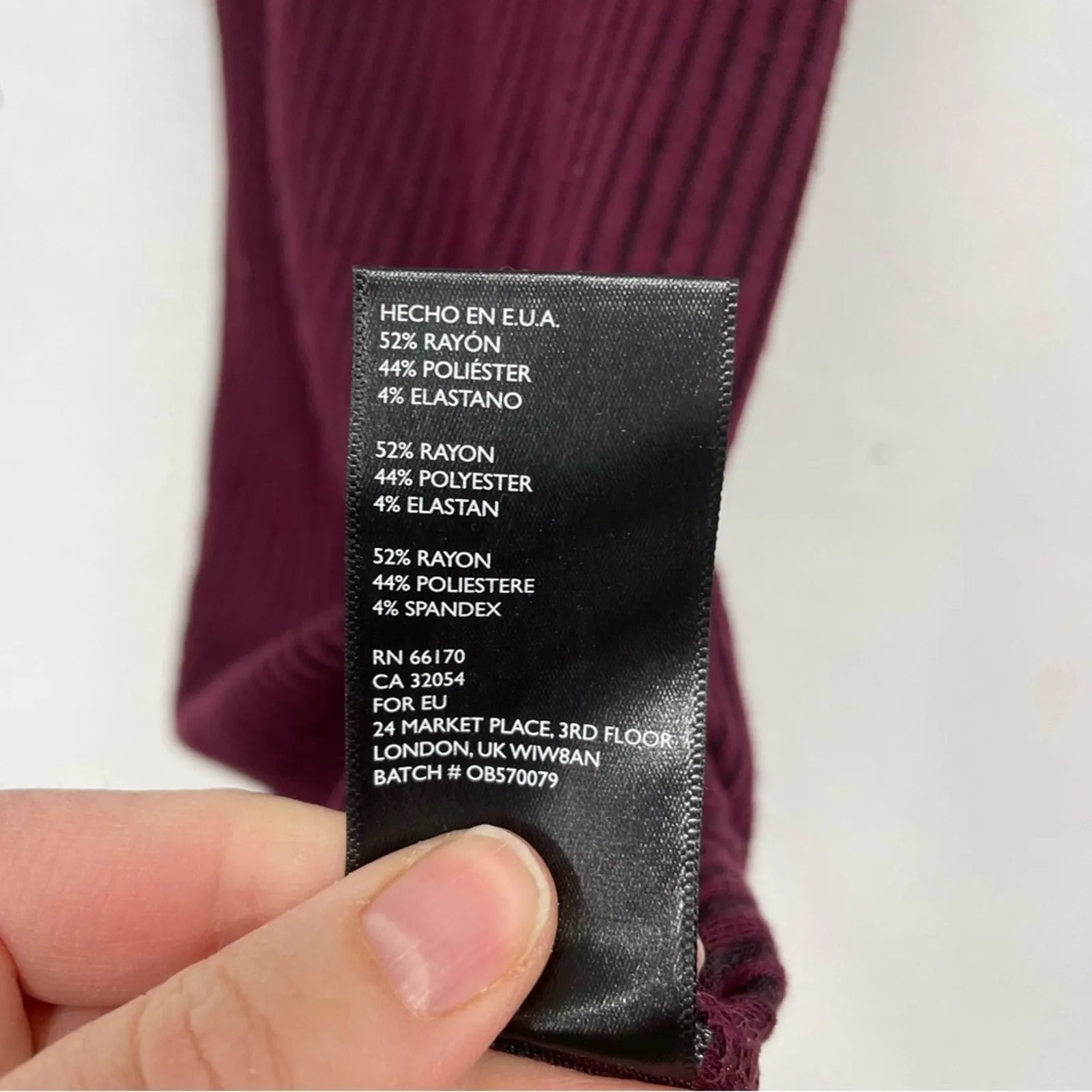 Silence & Noise Red Ribbed Sleeveless Bodycon Midi Dress Womens S Baddie Fall - Image 6