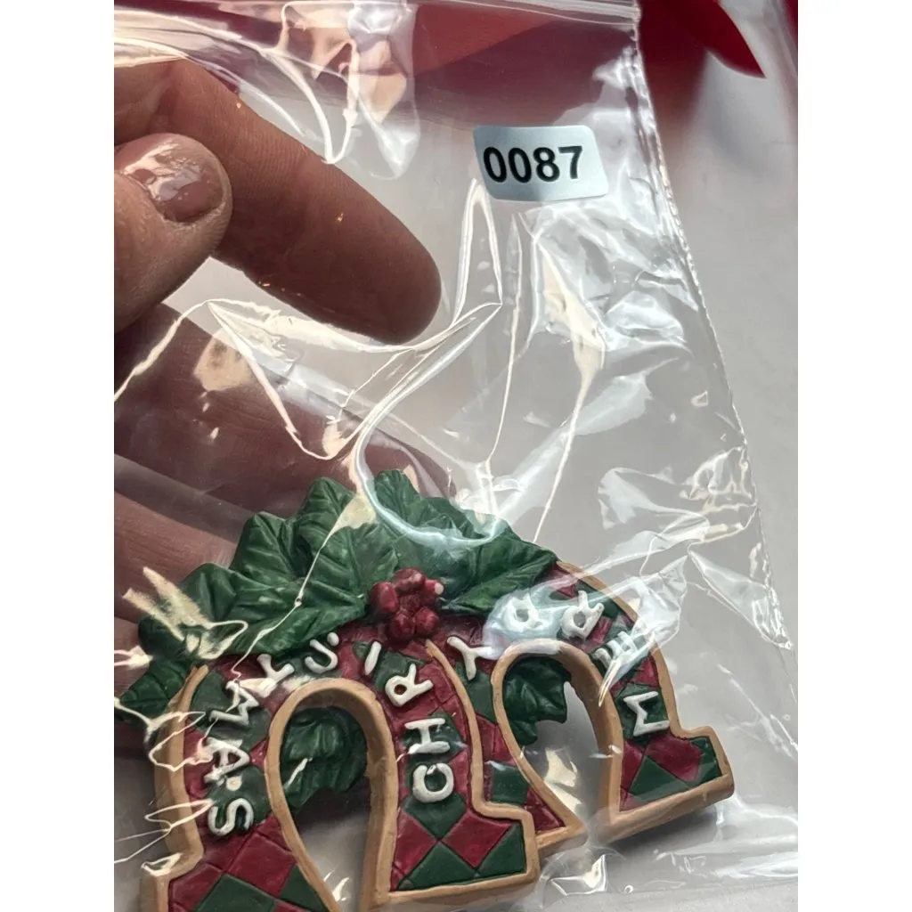 Merry Christmas Horseshpin/brooch Hand - Image 5