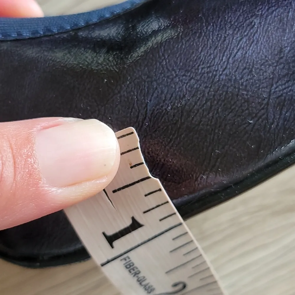 Pink Duchess blue patent mary jane platform heels size 7½ - Image 9