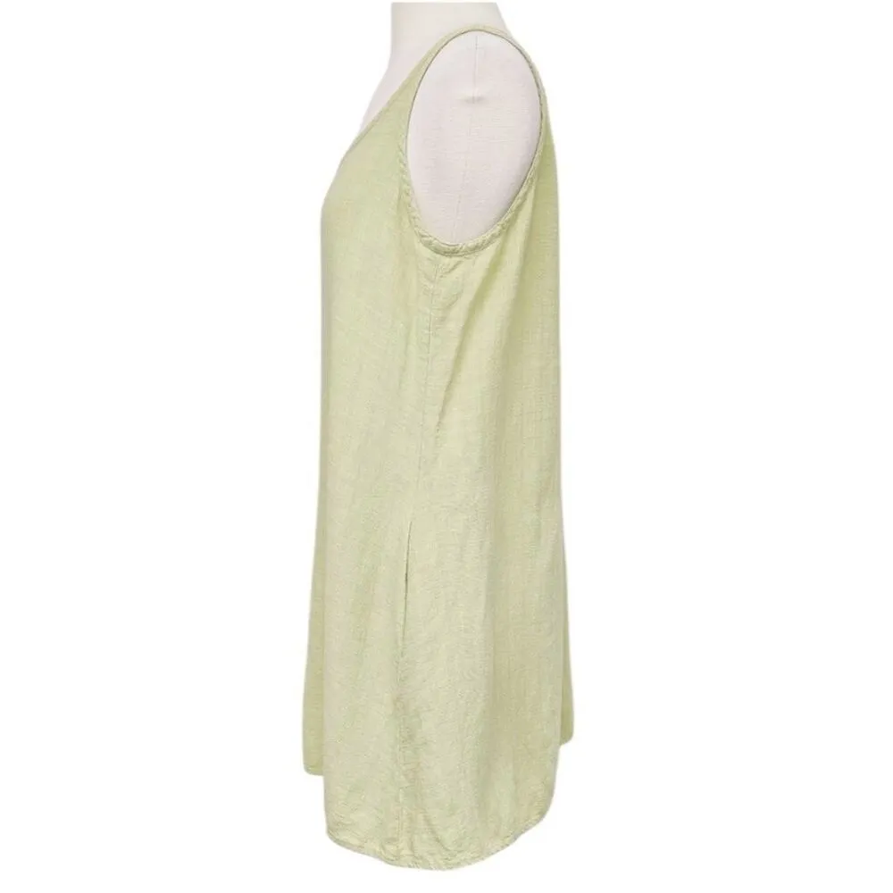 ✨Eileen Fisher Lime Linen Sleeveless Tank Sz XL Dress✨ - Image 2