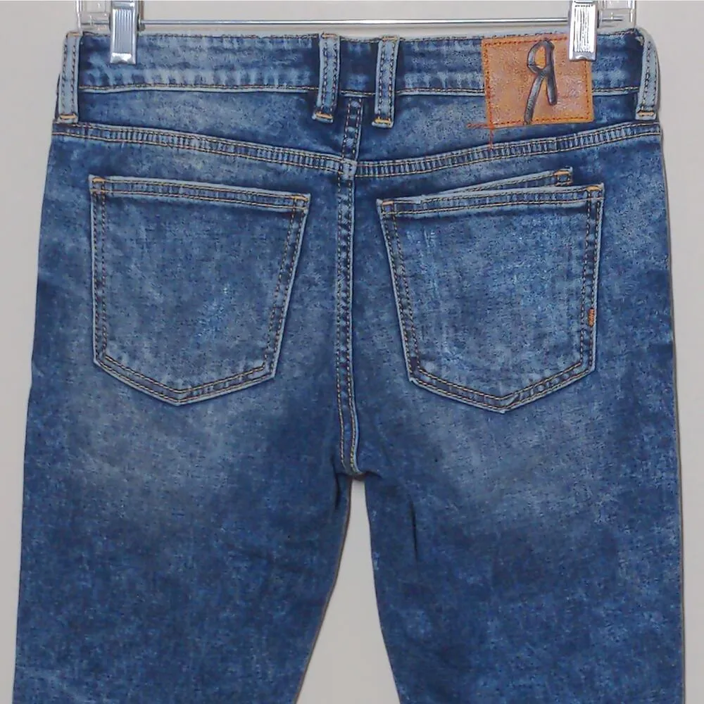 Remix by Rock Revival Skinny Jeans in Blue - Size 26 - NWT - Image 6