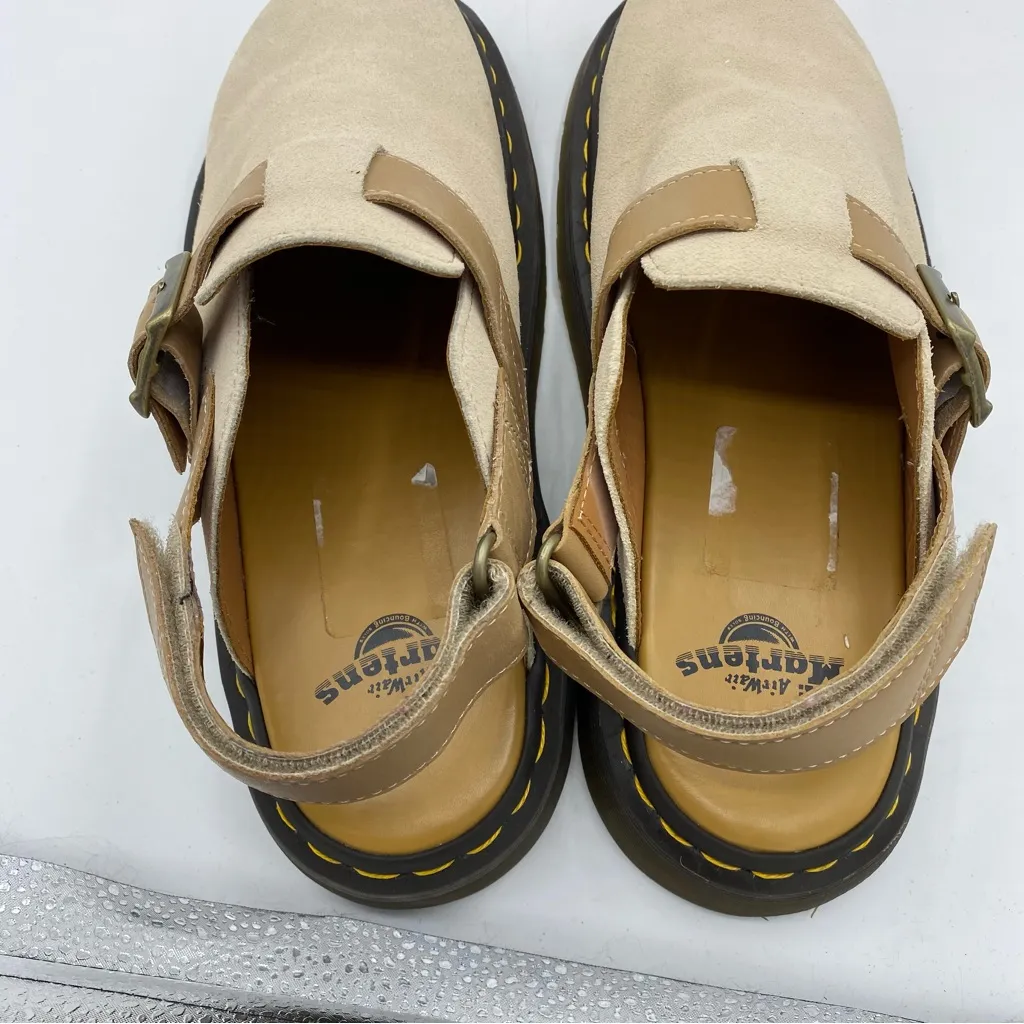 Dr. Martens Jorge II Water Resistant Slingback Clog Parchment Beige size 11 - Image 4