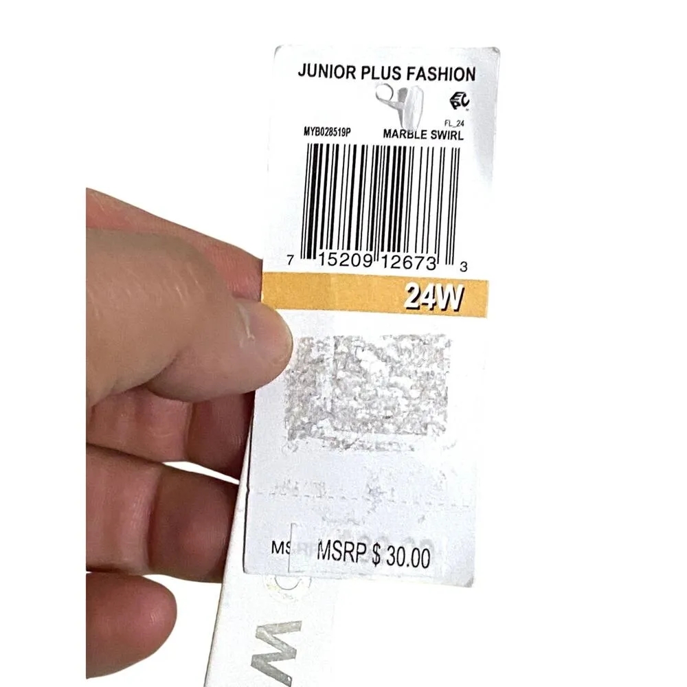 Tinseltown The Mom Shorts Hi Rise Tie Dye Pastel Twirl Juniors Plus 24W NWT - Image 6