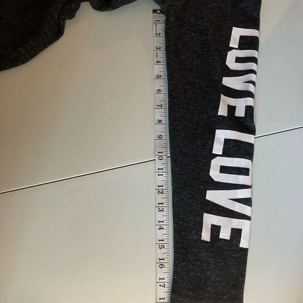 ‎LOVE 7, Sweatshirt, Black marbled,Size S, Black - Image 6