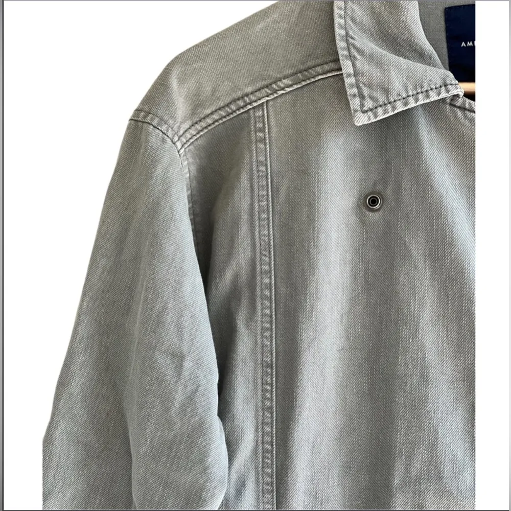 American Eagle 🦅 outfitters  Green Jean Jacket - Image 3