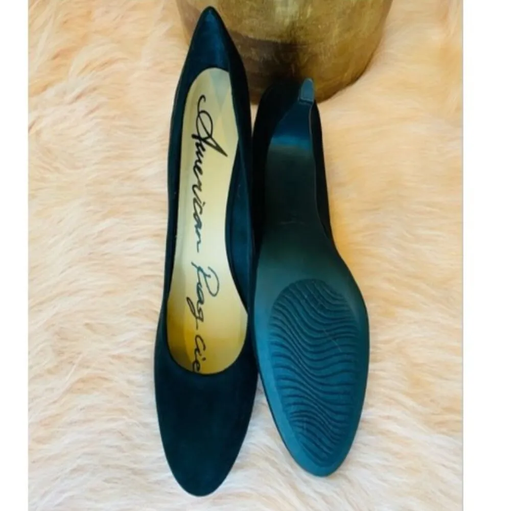 American Rag 8.5 Women's Felix Suede Feel Pumps in Black - Funeral - Image 3