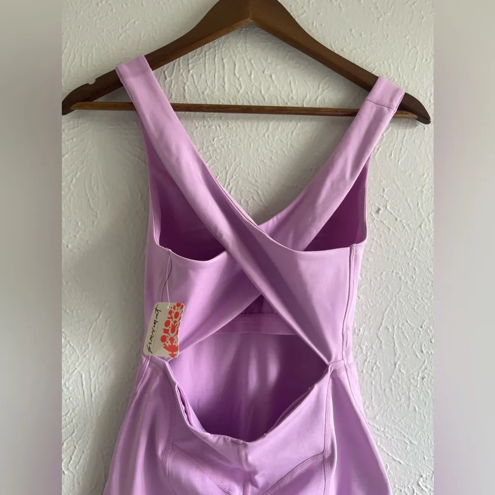 Free People Movement Here On Out Shortsie Size Small Bright Orchid Lilac… - Image 9
