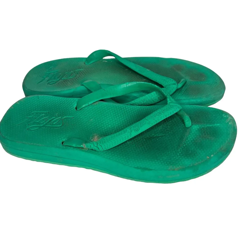 FloJos Green‎ Flip Flop Sandals Green Size 6 - Image 2