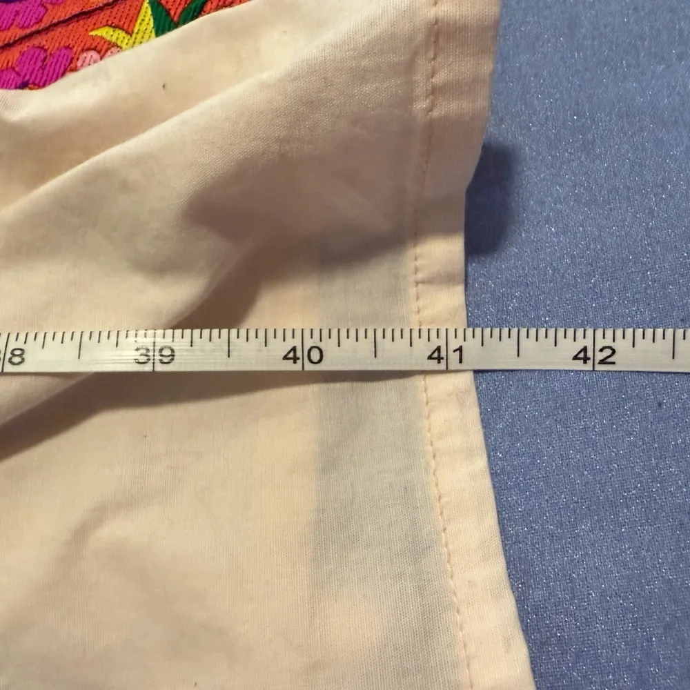 Pitusa Pink and Purple Sheath Dress with Puff Sleeves minus the Sash Size 1X - Image 6