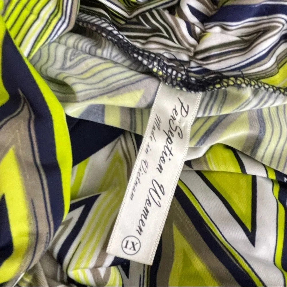 Perseption‎ Woman Top Black Size 1X - Image 6