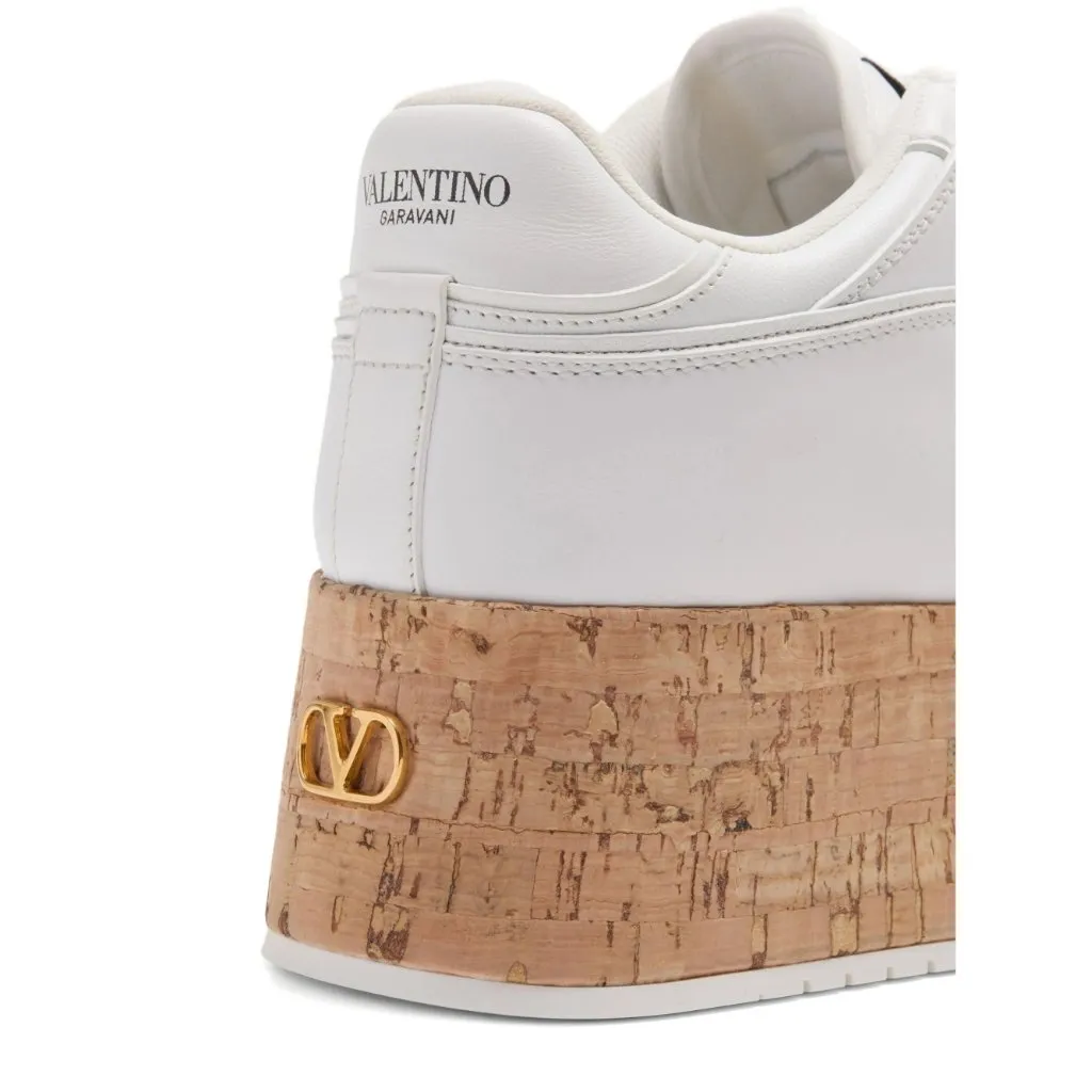 Valentino Garavani Freedots XL Sneaker in Bianco Naturale 36 New with Box Womens - Image 2
